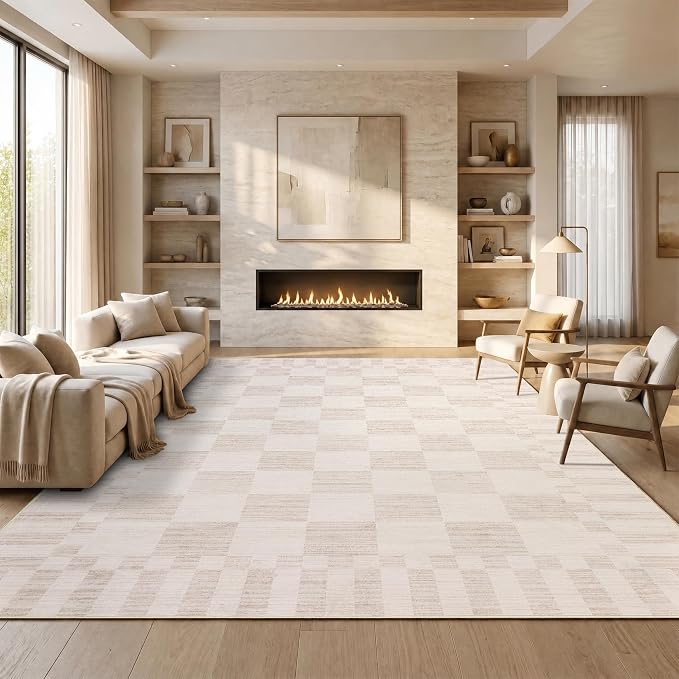 GarveeHome Checkered Washable 2x3 Rug Small Area Rugs Non-Slip - Image 5