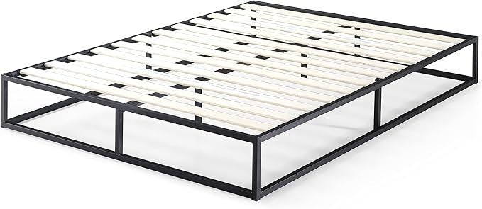 ZINUS Joseph Metal Platforma Bed Frame, Mattress Foundation, Wood Slat Support, No Box Spring Needed, Sturdy Steel Structure, King