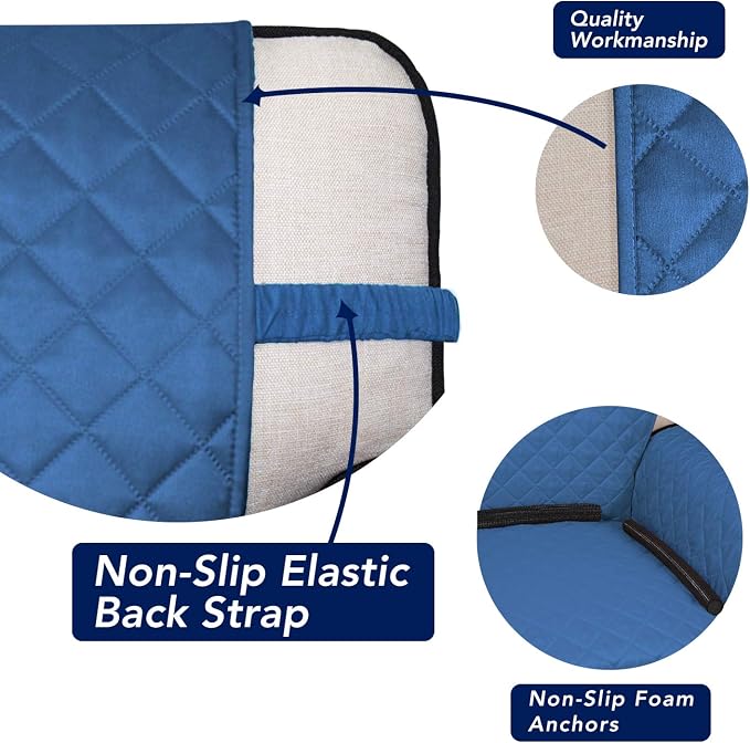 PureFit Reversible Quilted Sofa Cover Dog Couch Covers - Image 3