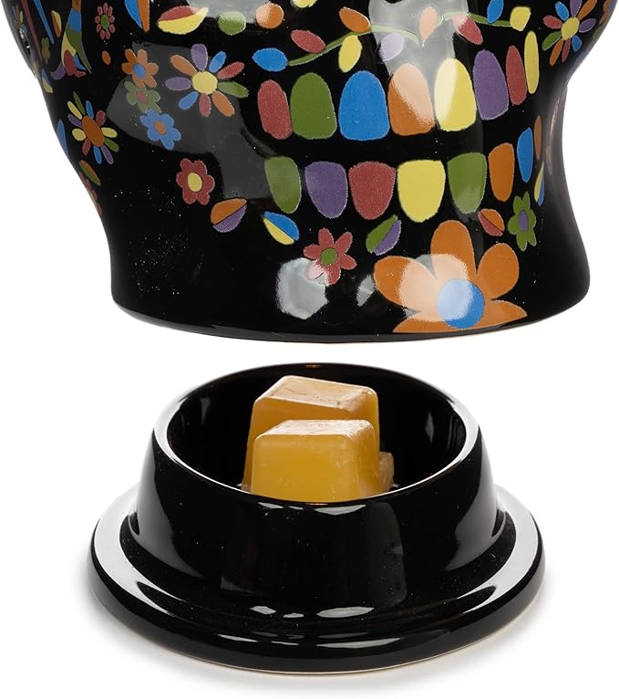 Scentsationals Wax Melt Warmer for Scented Wax Melts - Day of The Dead Collection Otomi - Candle Melter for Fragrance Cubes and Tarts