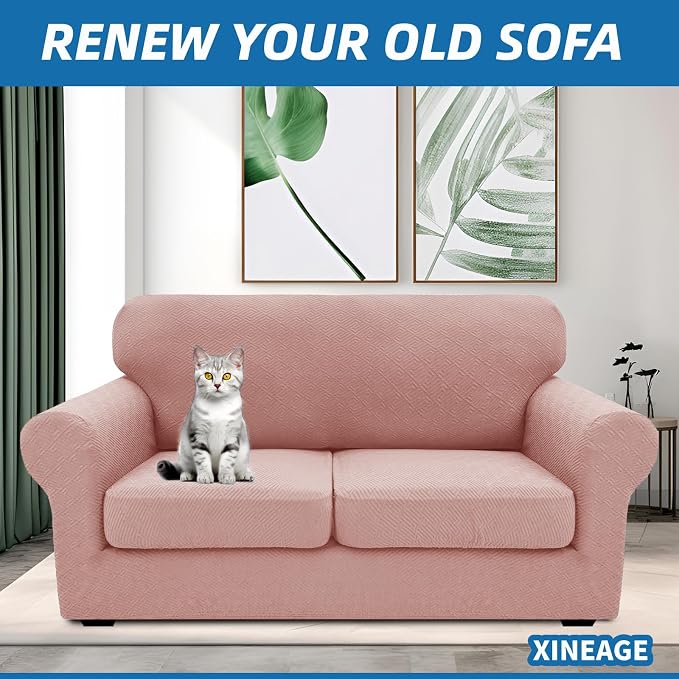 XINEAGE New 3 Pieces Couch Covers - Image 4