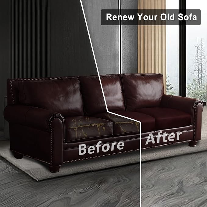 ANARACHON Leather Look Couch Cushion Covers Sofa Seat Slipcovers Sets Couches - Image 7
