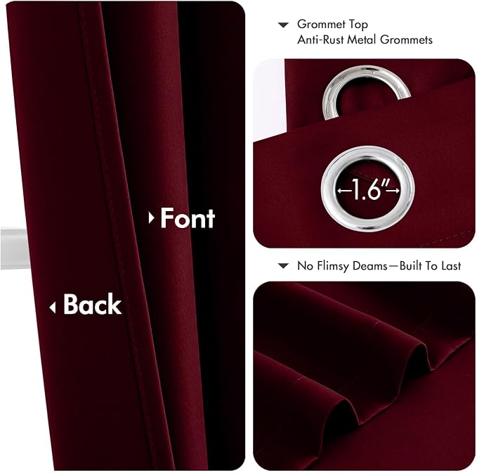 MIULEE Christmas Blackout Curtains - Image 4