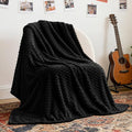 BEDELITE Black Large Throw Blanket by BEDELITE