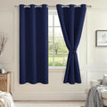 Blackout Curtains for Bedroom, 38 x 63 Inch, 2 Panels | Thermal Insulated by Hiasan