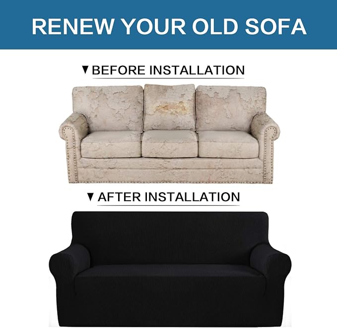 H.VERSAILTEX Stretch Sofa Covers 4 Seater Sofa Slipcovers - Image 6