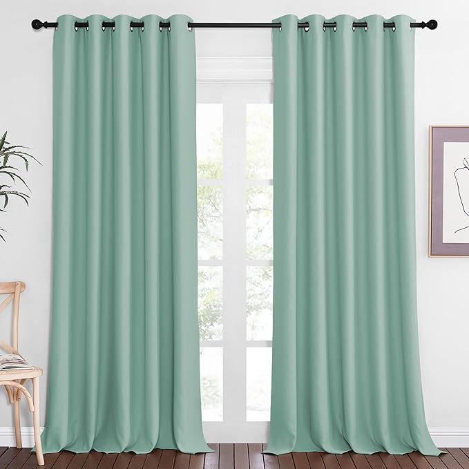 NICETOWN Sliding Door Window Treatment Blackout Patio Door Curtain Panels by NICETOWN