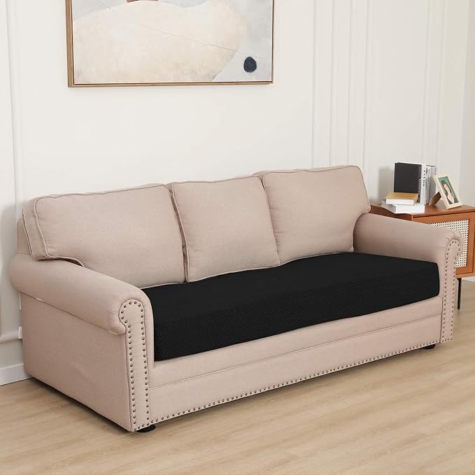 Easy-Going Stretch 1 Piece Couch Cushion Cover - Image 2