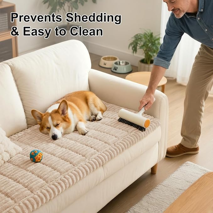Smiry Couch Cover for Dogs, Non Slip Washable Sofa Protector for Pets | Soft - Image 7