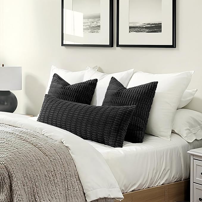 MIULEE Lumbar Corduroy Throw Pillow Cover - Image 2