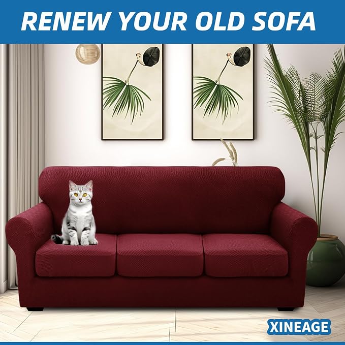 XINEAGE 2026 New 4 Pieces Couch Covers - Image 4