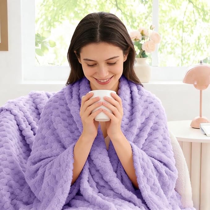 BEDELITE Lavender Large Throw Blanket - Image 4