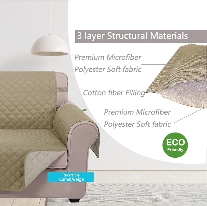 U-NICE HOME Loveseat Sofa Cover - Image 4