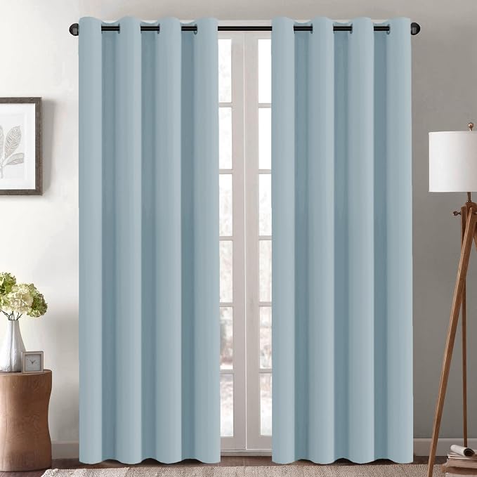 H.VERSAILTEX Pink Curtains for Bedroom Thermal Insulated Living Room Curtains by HVERSAILTEX