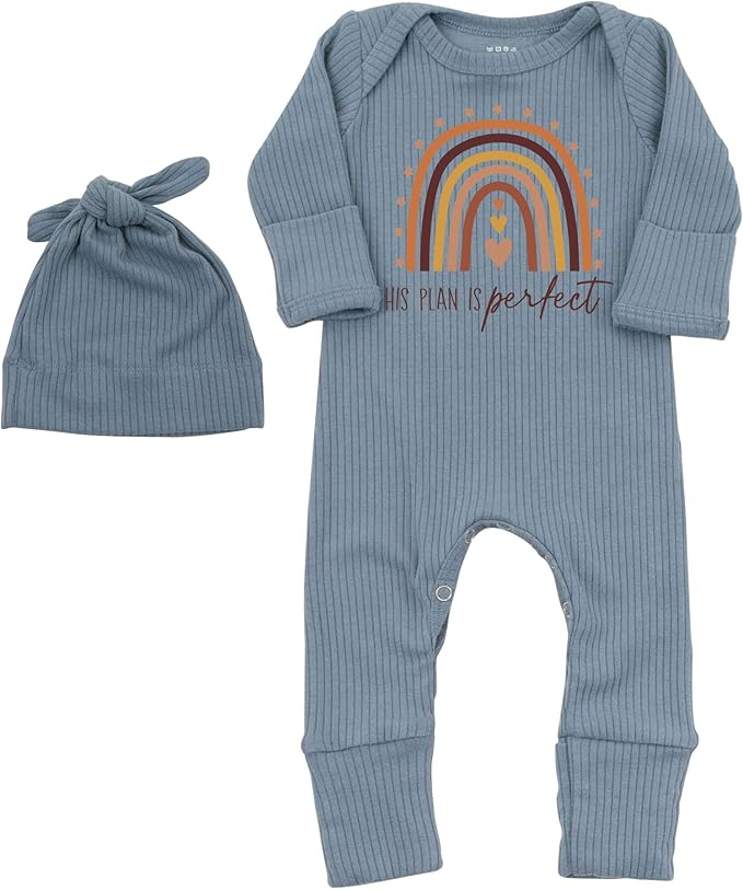 Little Answered Prayer Bodysuit Infant Romper Baby Announcement 0-3 Months Clothes Cute Religious Boys Girls Outfit