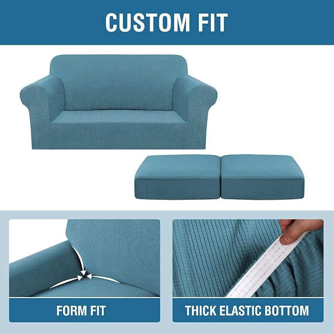 H.VERSAILTEX 3PC Stretch Sofa Covers - Image 4