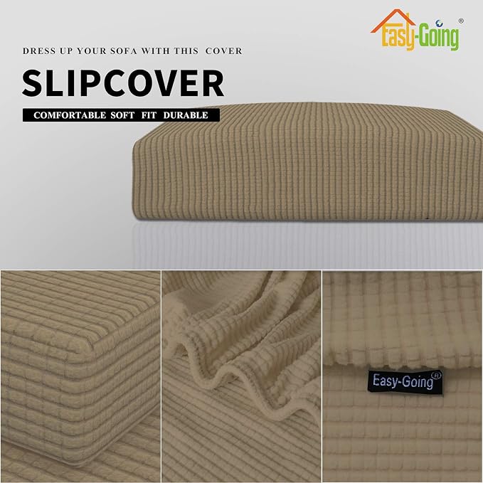 Easy-Going Stretch 1 Piece Chair Couch Cushion Cover - Image 4