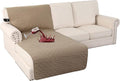 Turquoize 100% Waterproof Sofa Covers Chaise Lounge L Shape Sofa Protector Slip by Turquoize