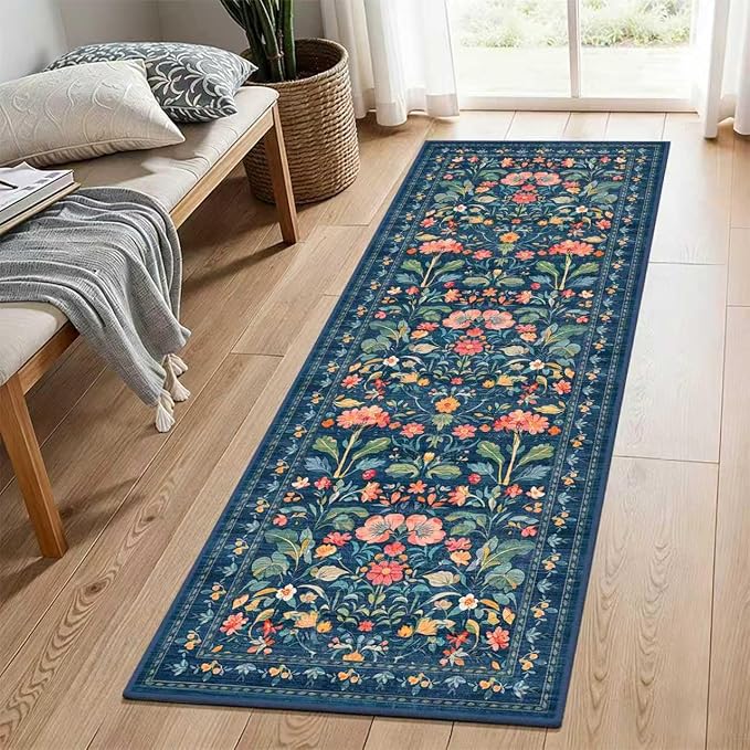 2x6 Soft Washable Runner Rugs: Velvet Feel & 5-10 Degrees Warmer Underfoot by WIEVEDENS