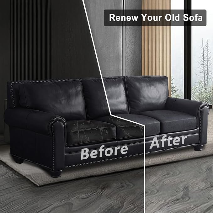 ANARACHON Leather Look Couch Cushion Covers Sofa Seat Slipcovers Sets Couches - Image 7