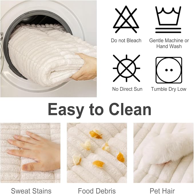 Couch Cover for Dogs, Washable Non Slip Plush Flannel Sofa Protector | Thick - Image 7