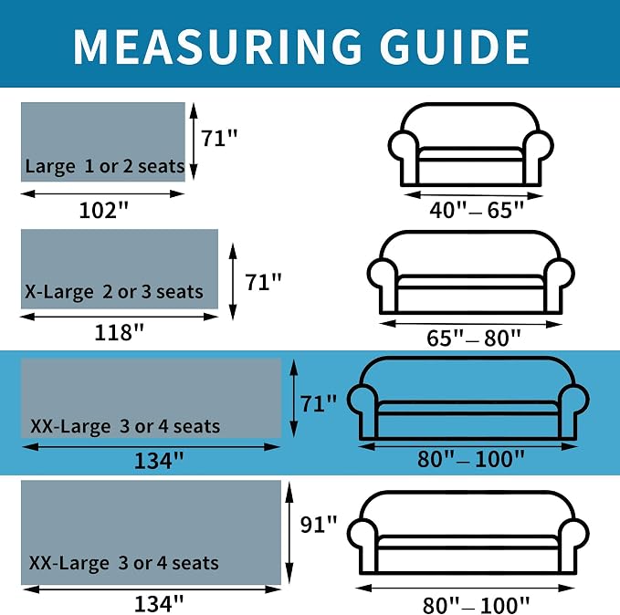 HAOMAIJIA Non Slip Couch Cover Sofa Covers - Image 4