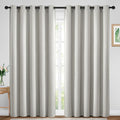 Yakamok Room Darkening Curtains 70x84 inch Length Light Beige-Living Room | 2 by Yakamok
