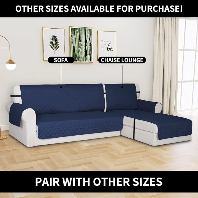 Easy-Going Reversible Couch Cover, Chaise Lounge, Water Resistant Furniture Mat - Image 2