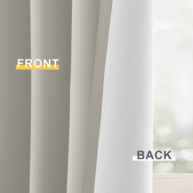 Yakamok Stone Blackout Curtains 84 Inches Long - Image 5