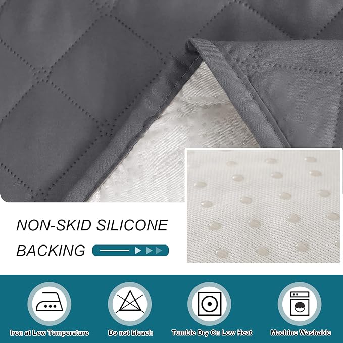 Turquoize 100% Waterproof Sofa Covers Chaise Lounge L Shape Sofa Protector Slip - Image 7