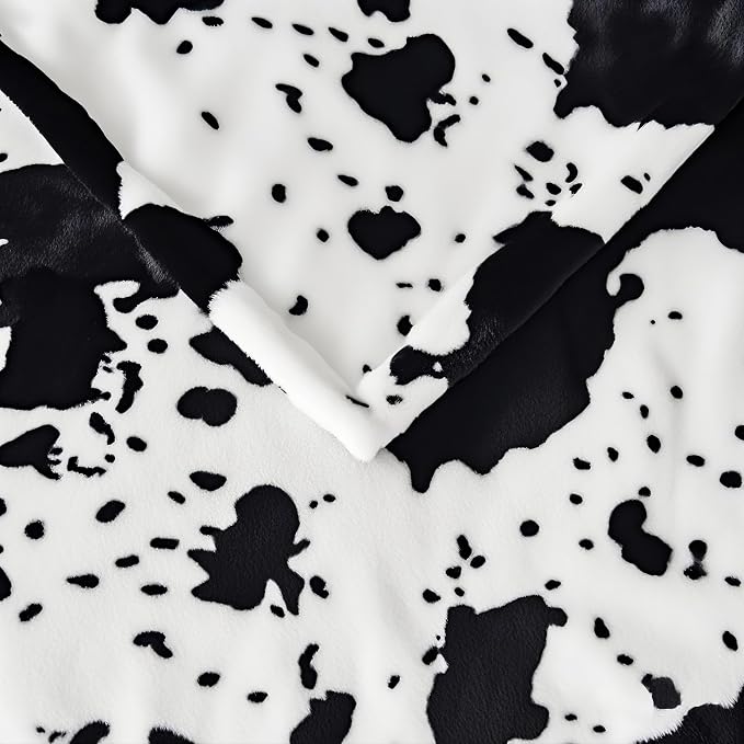 Edenleaf Cow Print Blanket, Ultra Soft Cozy Throw - Image 7
