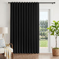 INOVADAY Extra Wide 100% Blackout Linen Curtains by INOVADAY