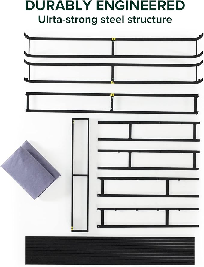 ZINUS 7 Inch Twin XL Metal Smart Box Spring, Mattress Foundation, Strong Metal Frame, Easy Assembly