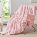 BEDELITE Striped Fleece Throw Blanket, Soft Cozy, Lightweight Warm, Machine by BEDELITE