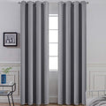 Yakamok Grey Room Darkening Curtains 52x96 inch Gray Grommet-Living Room | 2 by Yakamok