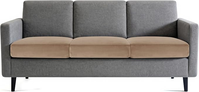 Hokway Velvet Couch Cushion Covers Water Resistant Seat Covers Stretch Sofa - Image 9