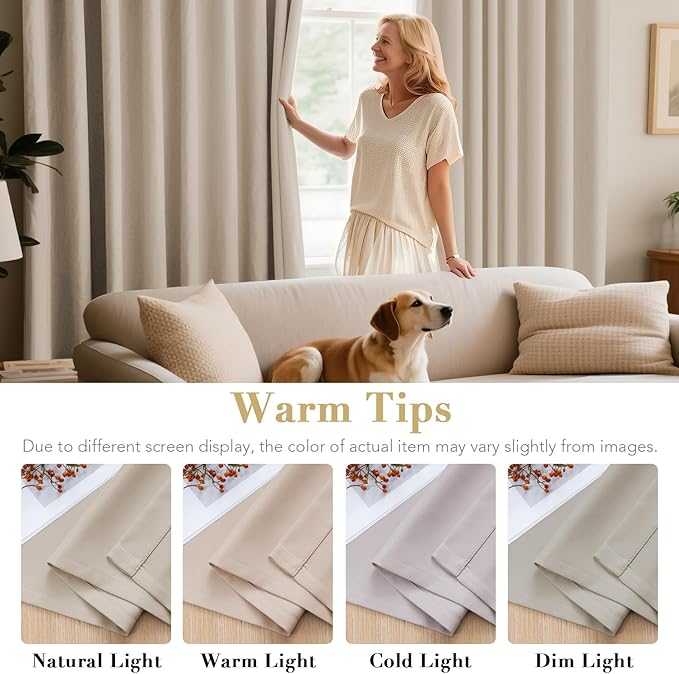 H.VERSAILTEX Blackout Curtains 84 inches Long - Image 5