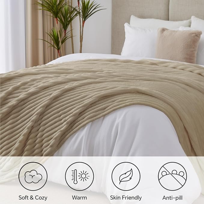 BEDELITE Ribbed King Size Blanket - Image 3
