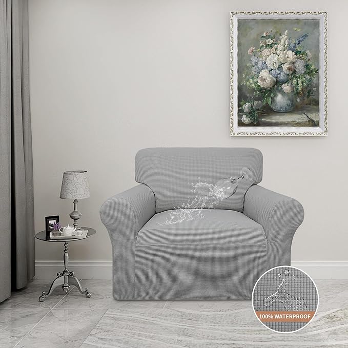Easy-Going 100% Waterproof Oversized Chair Couch Cover, Stretch Sofa Cover | - Image 2