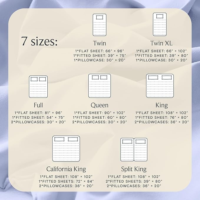 LuxClub 4 PC Sheet Set Bed Sheets Deep Pockets 16" Eco Friendly Wrinkle Free Cooling Machine Washable Hotel Bedding Silky Soft - Sky Blue Queen