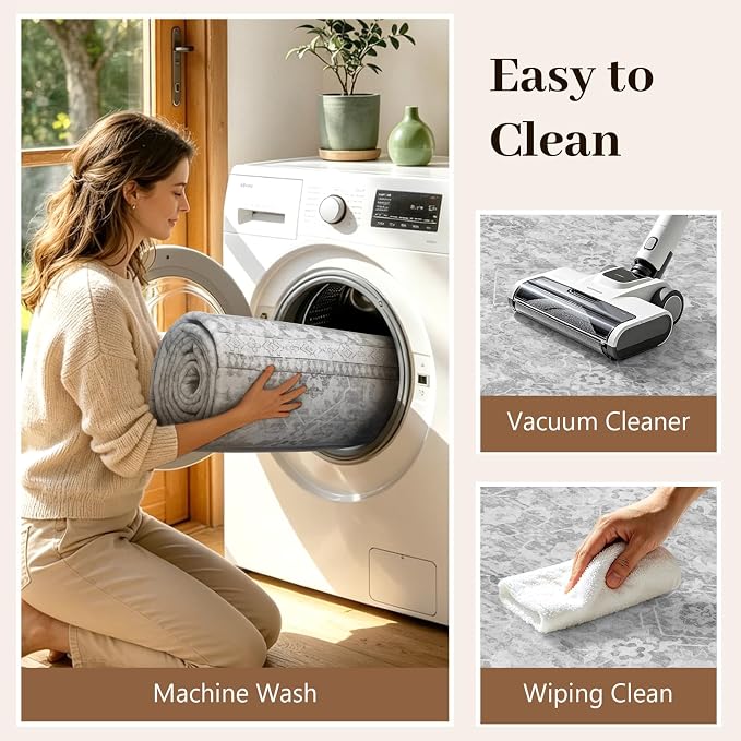 9x12 Ft Extra Large Area Rugs for Living Room, Soft Non-Slip Machine Washable - Image 8