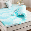 Mattress Topper, Queen Size Cooling Memory Foam Bed Toppers, 2 Inch Soft Mattress Pads for Sleeper Sofa, RV, Camper, CertiPUR-US Certified