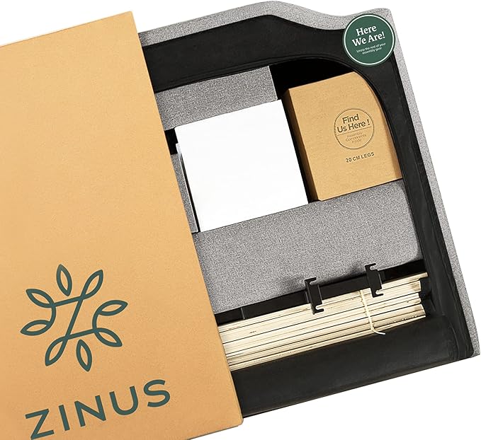 ZINUS Kellen Upholstered Scalloped Platform Bed Frame, Mattress Foundation, Wood Slat Support, No Box Spring Needed, Easy Assembly, Full
