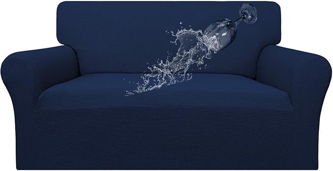 Easy-Going Waterproof Loveseat Couch Cover Stretch Jacquard Sofa Cover | Dual by Easy-Going