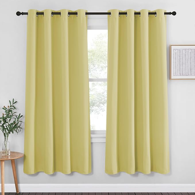 NICETOWN Blackout Curtain Drape 72 inch Long by NICETOWN