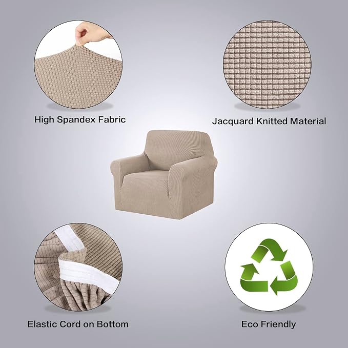 H.VERSAILTEX Armchair Slipcover Stretching Skid Resistance Couch Cover - Image 4