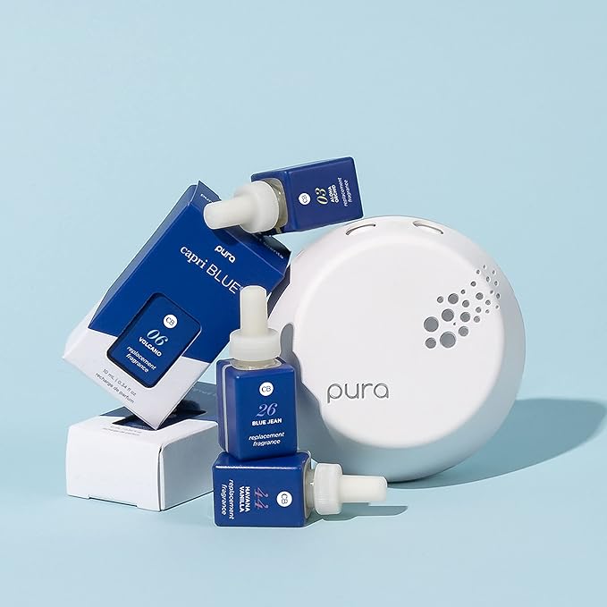 Capri Blue Pura Smart Home Plug-in Diffuser Refills – Includes 2 Capri Blue Pura Refills for Plug In Diffusers for Home - Long Lasting Luxury Scents - Aloha Orchid (Pack of 2)