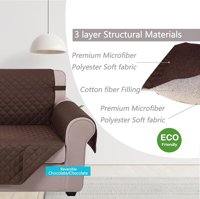 U-NICE HOME Loveseat Sofa Cover - Image 4