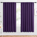 NICETOWN 2 Panels Blackout Curtains, Rod Pocket Window Curtains Room Darkning by NICETOWN