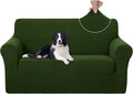 U-NICE HOME Loveseat Cover Stretch Couch Cover Sofa Slipcover, Bronze Green | 2 by U-NICEHOME